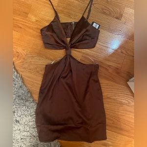 Brown Mini Dress